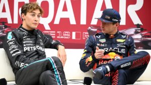 George Russell reageert op mogelijke komst Max Verstappen naar Mercedes in 2026