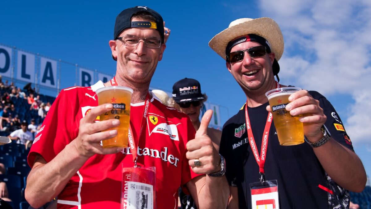 Bier bij de F1