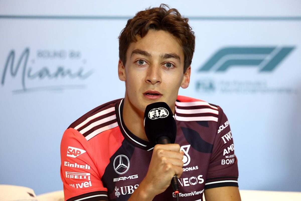 George Russell over Mohammed Ben Sulayem