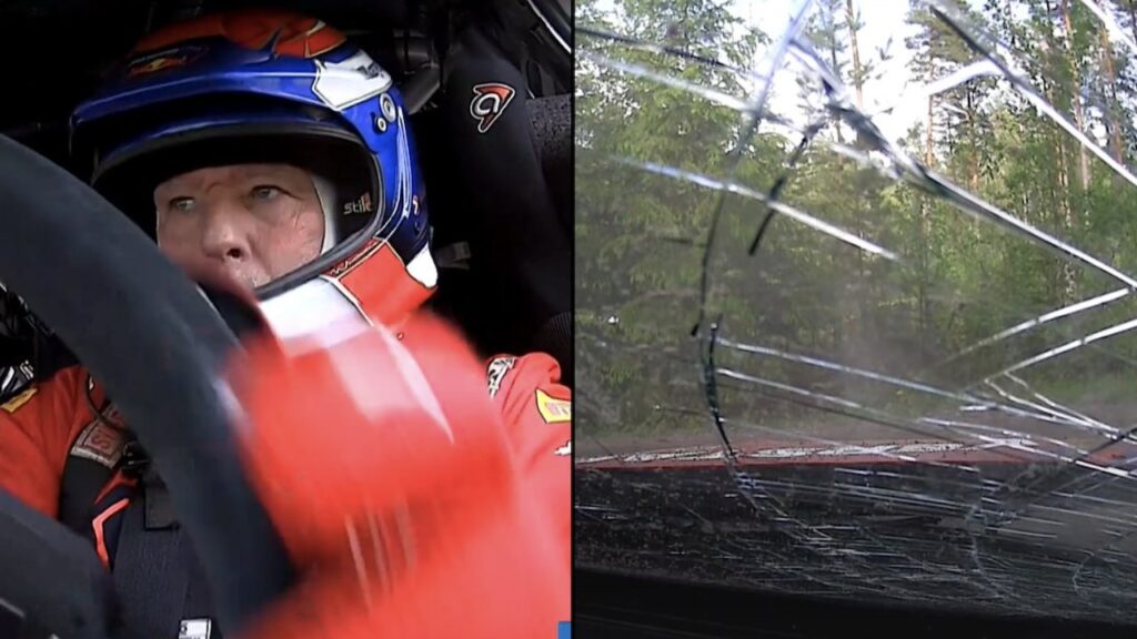 Heftig: Jos Verstappen crasht en slaat over de kop in Zweden