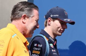 Dit gaat Zak Brown tegen Max Verstappen zeggen als hij de titel van McLaren afpakt