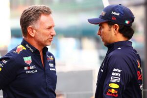 Sergio Perez onthult een bizarre opmerking van Christian Horner over Alex Albon