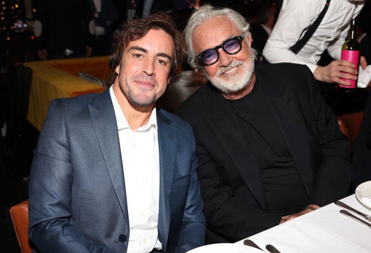Fernando Alonso en Flavio Briatore