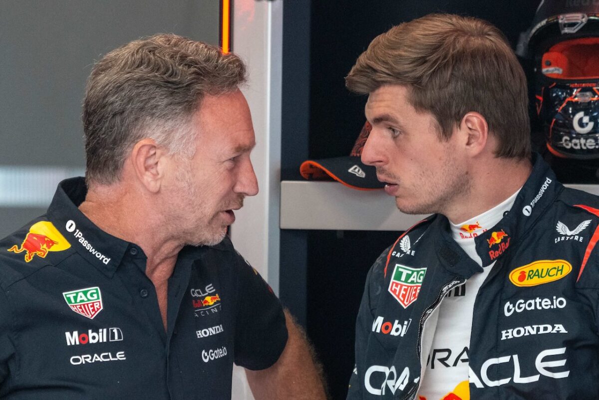 Christian Horner en Max Verstappen