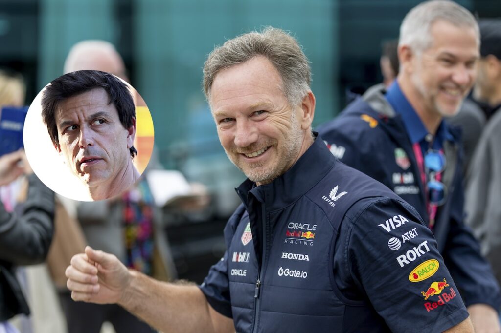 Christian Horner noemt het ‘beschamend’ en legt bal bij Toto Wolff