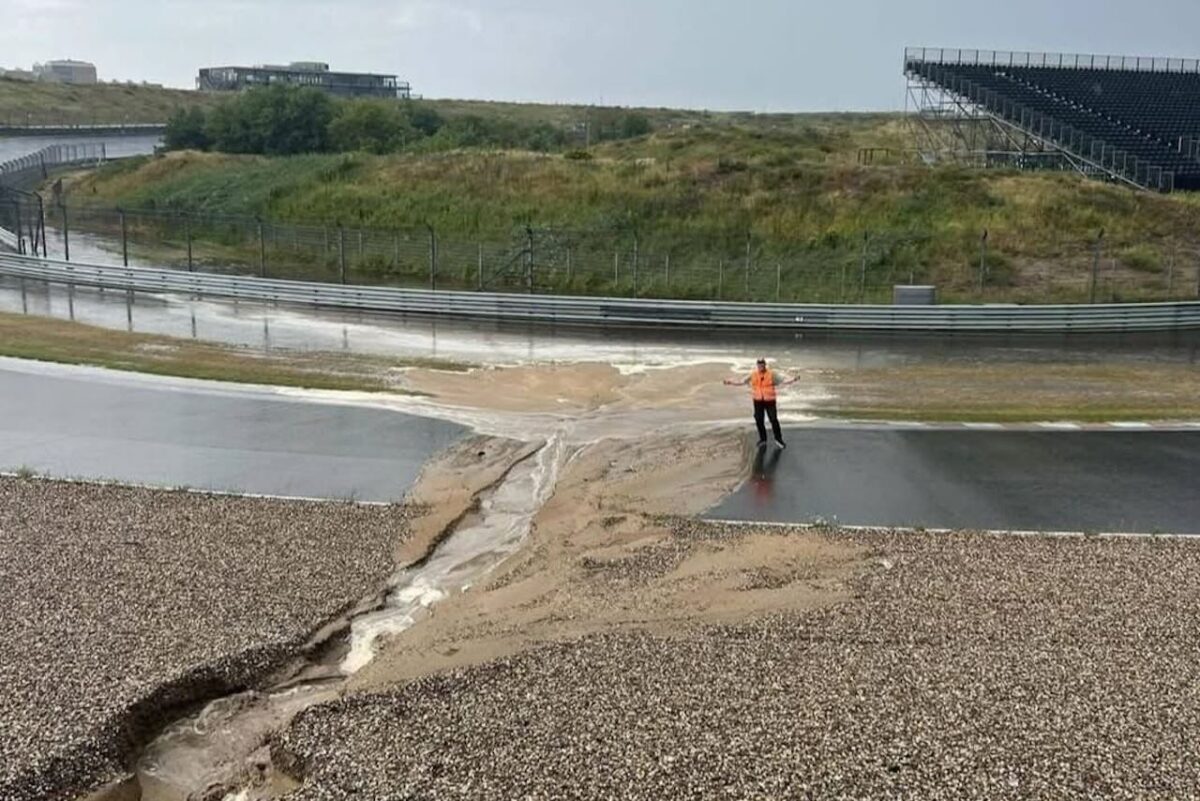 Circuit Zandvoort modderstroom
