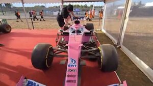Man richt voor 35.000 euro schade aan bij F1-wagen op Silverstone met domme actie
