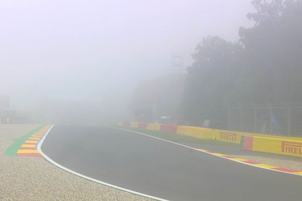 Chaos dreigt bij Grand Prix van België door onvoorspelbaar weer