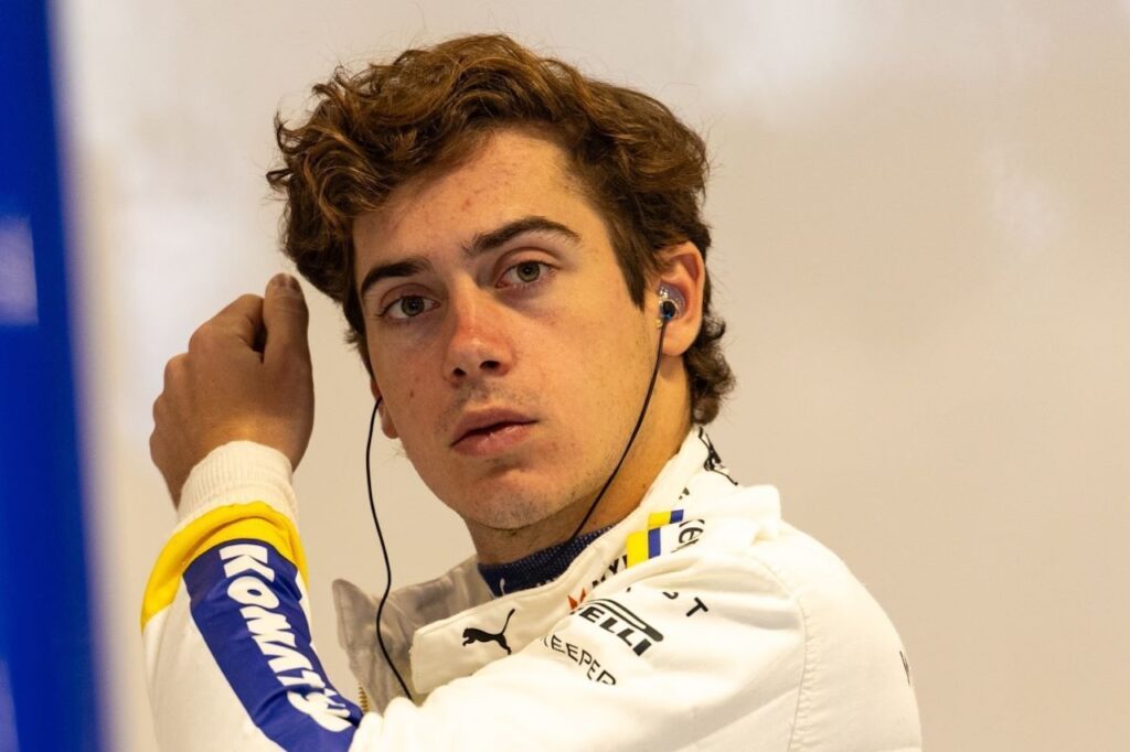 Franco Colapinto crasht tijdens Alpine-test