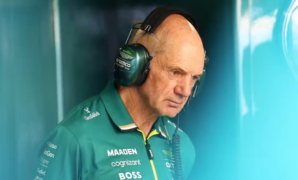 Adrian Newey in een ‘transstaat’ tijdens het ontwerpen van de Aston Martin F1-auto