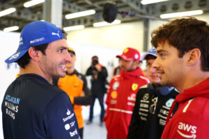 Charles Leclerc reageert met 4 woorden op de podiumplaats van Carlos Sainz