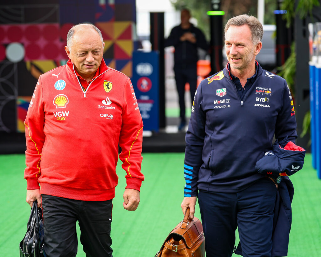 Ferrari gaat de overstap van Christian Horner blokkeren