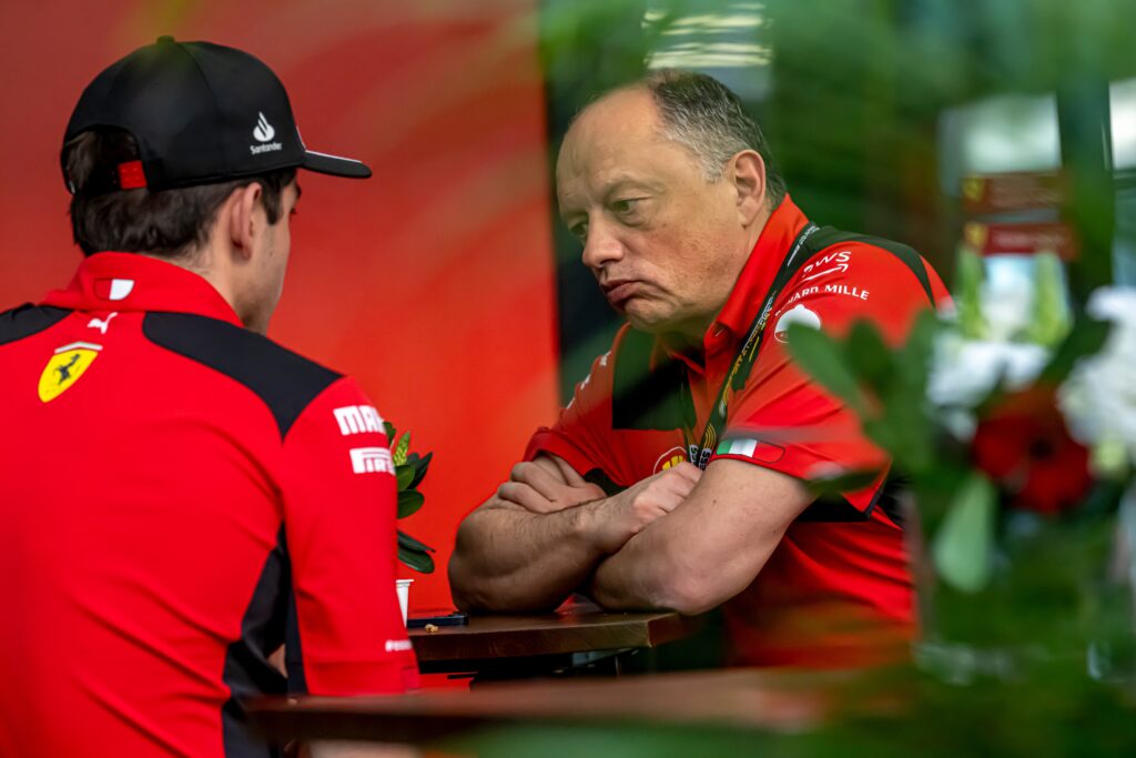 Ferrari-baas is het oneens met Charles Leclerc