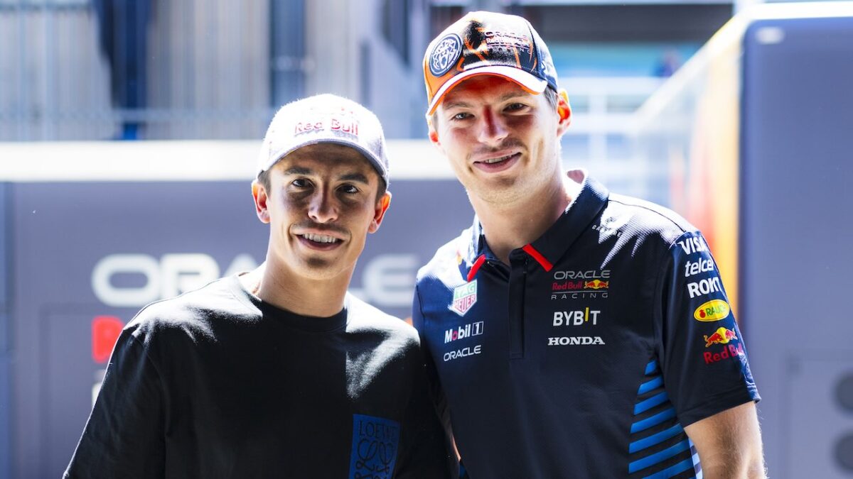 Marc Márquez en Max Verstappen