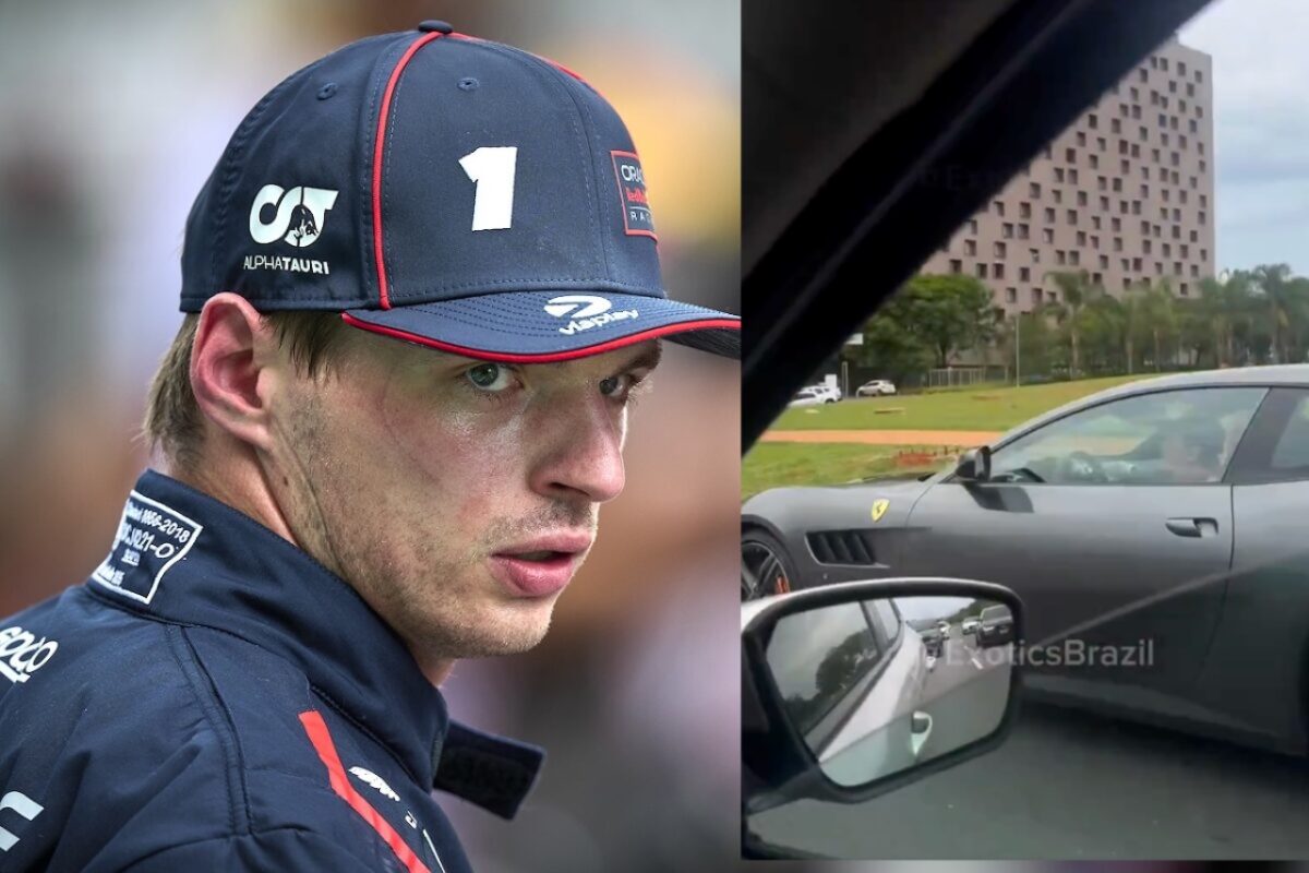 Max Verstappen in Brazilië