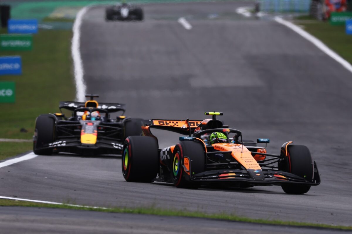 Lando Norris en Max Verstappen