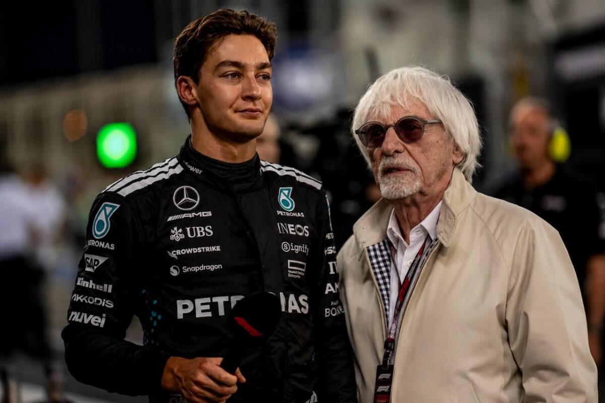 Bernie Ecclestone heeft slecht nieuws voor George Russell: ‘Het wordt Antonelli of…’