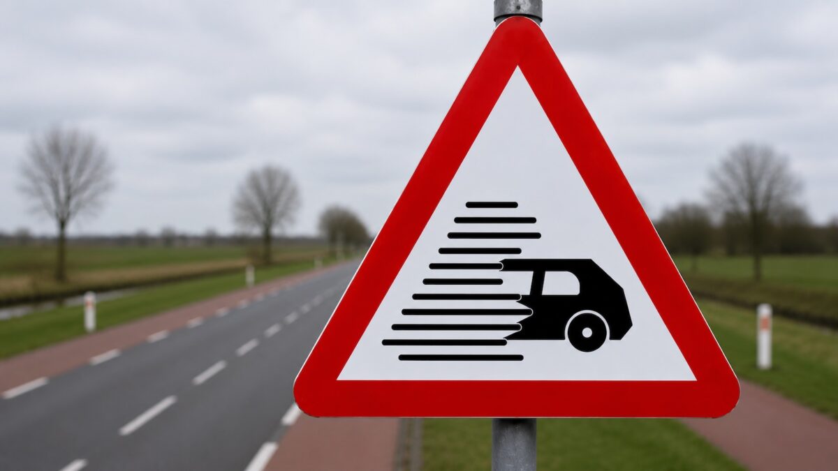 Nieuw waarschuwingsbord: 75% van automobilisten kent de betekenis niet