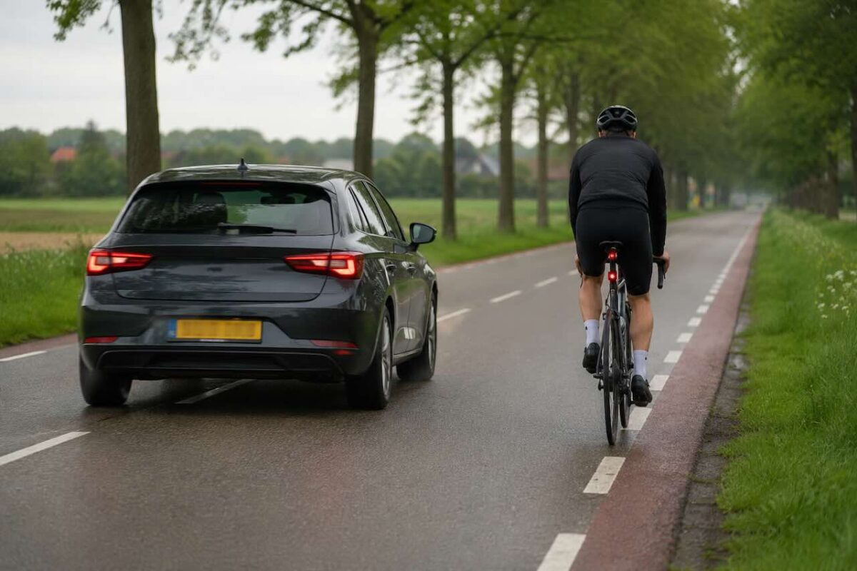Weggebruikers hebben geen idee: je moet hier een minimale afstand tot fietsers houden