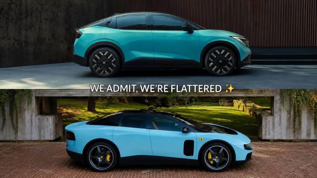 Nissan deelt beuk uit aan Ferrari na vergelijking van nieuwe Luce EV met Leaf
