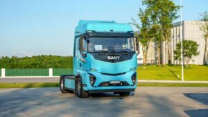 Sany begint met levering van elektrische vrachtwagen