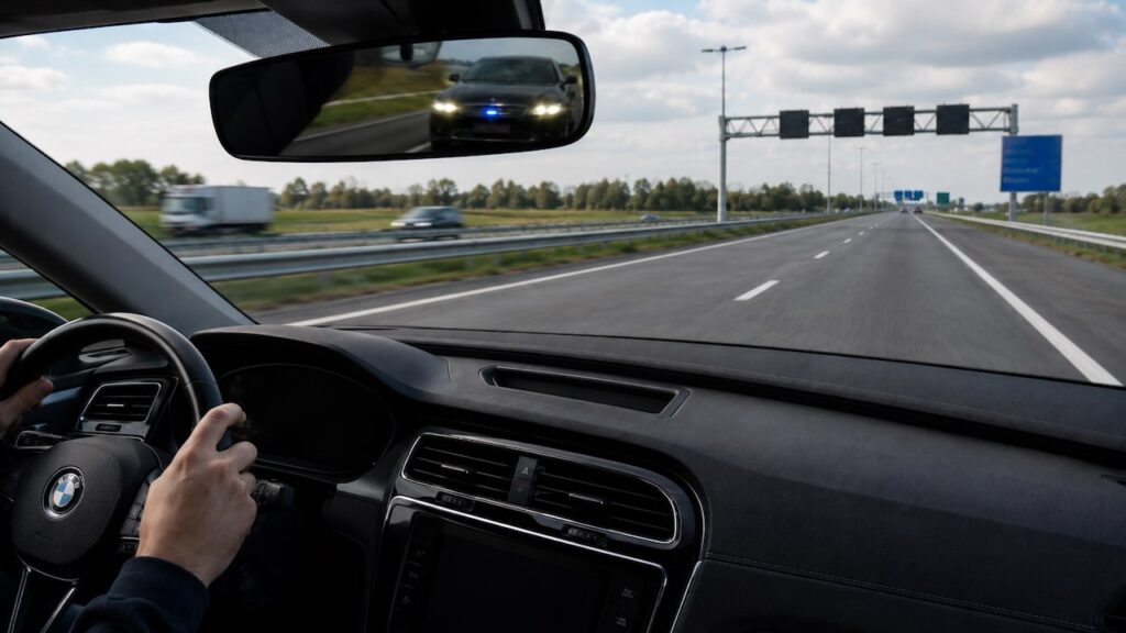 222 km/u op de snelweg: automobilist wilde testen of onopvallende politieauto het kon bijhouden