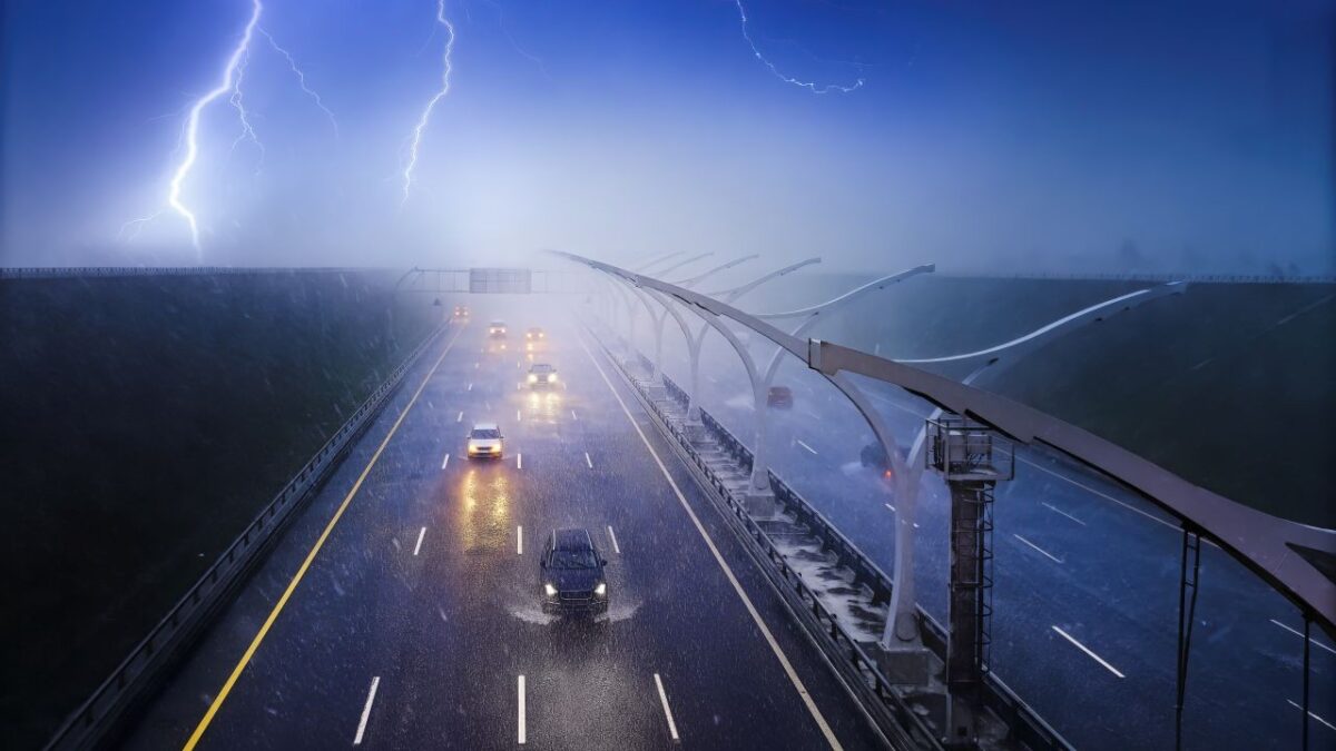 onweer auto