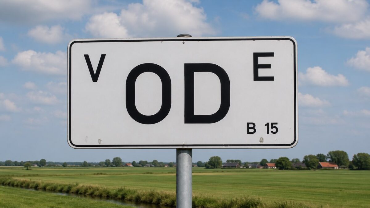 Weinig automobilisten weten wat de letters “OD” op dit verkeersbord betekenen
