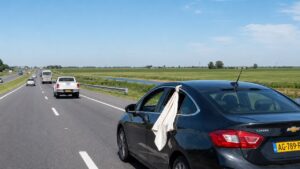 Witte doek uit het raam van een rijdende auto: dit belangrijke signaal moet iedere automobilist kennen