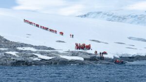 ‘Ik had liever gehuild, maar iedereen juichte’: gidsen op Antarctica verlaten hun droombaan
