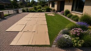 Karton in plaats van gras: Steeds meer tuinbezitters kiezen voor kartonmethode