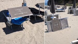 350 gestolen strandbedden duiken op in ander land: ‘We wisten waar ze waren, konden niets doen’
