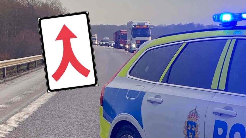 Zelfrijdende auto in file krijgt boete: ‘Blokkeerde politie-auto’