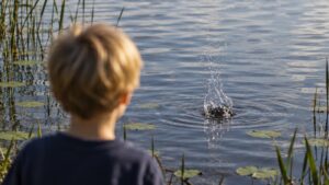 Quinn (8) ontdekt een oud stuk hout in het water: archeoloog vermoedt 200 jaar oud schip