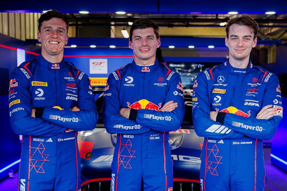Max Verstappen in de GT3